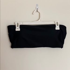Black Bandeau Swim Top | Size XL